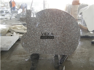 G664 Granite Tombstone & Monument,Memorials,Gravestone & cross Headstone Poland style China Luna Pearl luoyuan red Ruby Red Vibrant Rose Violet Purple Pearl