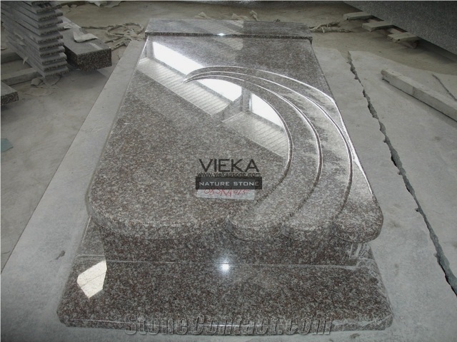 G664 Granite Tombstone & Monument,Memorials,Gravestone & Headstone Export to Poland