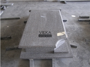 G664 Granite Tombstone & Monument,Memorials,Gravestone & Headstone Poland style China Luna Pearl luoyuan red Ruby Red Vibrant Rose Violet Purple Pearl poland style cover plate