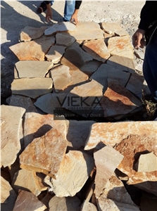 Irregular Random Flagstone Paving Stone Landscape P014 Small Slate