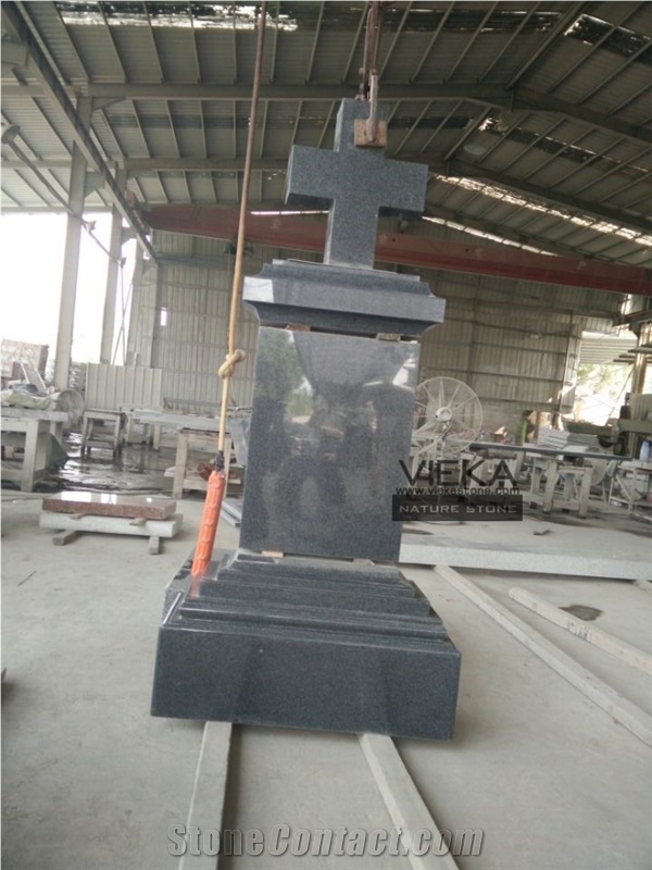 Japanese Style G654 Granite Tombstone & Monument,Memorial Products,China Black Granite Gravestone & Headstone