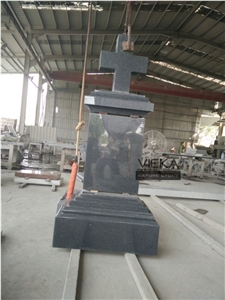 Japanese Style G654 Granite Tombstone & Monument,Memorial Products,China Black Granite Gravestone & Headstone