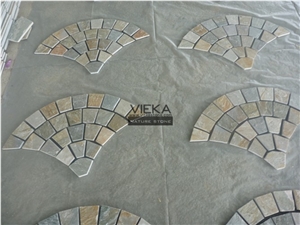 Random Flagstone Mats Slate Landscaping Stone Paving