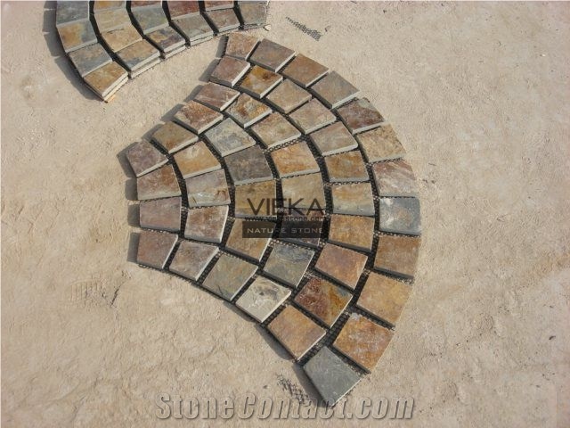Random Flagstone Mats Slate Landscaping Stone Paving