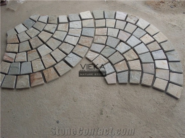 Random Flagstone Mats Slate Landscaping Stone Paving