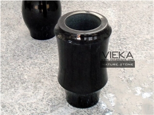 Shanxi Black Granite Tombstone Monument Memorials 030 Urn, Vase & Bench