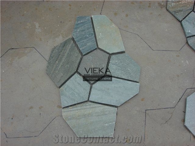 Slate Stone Random Flagstone Mats