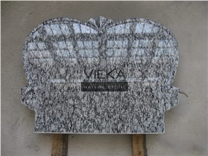 Surf White Granite Tombstone & Monument,Memorials,Gravestone & Spary White Headstone Export to Poland