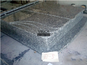 Surf White Spary White Granite Tombstone & Monument,Memorials,Gravestone & Headstone Poland Style