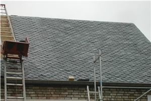 Black Slate Glue or Net Paste, Straight or Corner Style, China Black Slate Cultured Stone