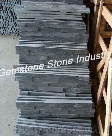Black Slate Paste with Glue, Hebei Black Slate Cultured Stone