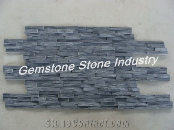 Black Slate Paste with Glue, Hebei Black Slate Cultured Stone