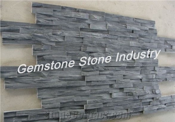 Black Slate Paste with Glue, Hebei Black Slate Cultured Stone