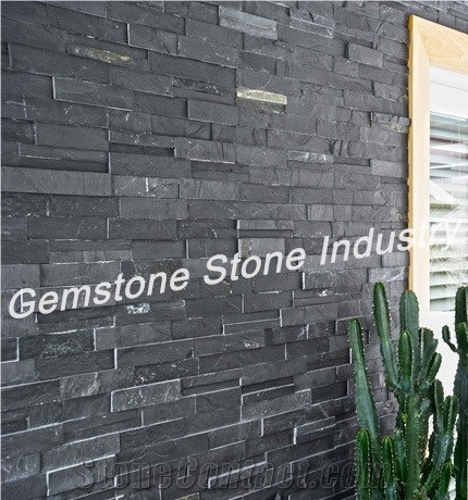 Black Slate Paste with Glue, Hebei Black Slate Cultured Stone