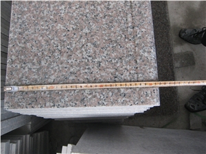 G635 Granite Red Stair Steps