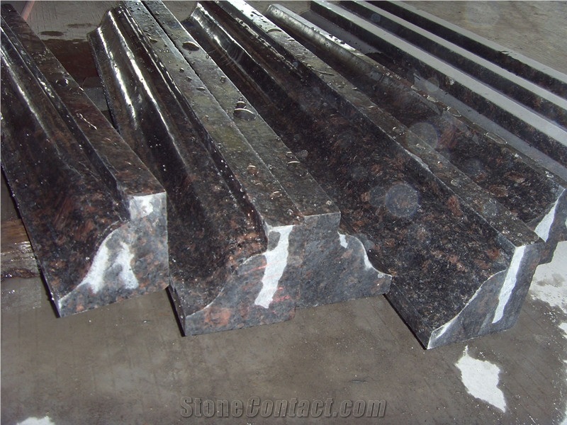Granite Border Line Border Molding, Tan Brown Granite Molding & Border