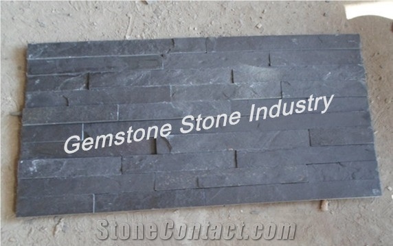 P018 Cultural Slate Natural Stone in China, Hebei Black Slate Cultured Stone