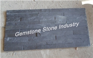 P018 Cultural Slate Natural Stone in China, Hebei Black Slate Cultured Stone
