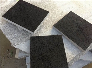 Polished Basalt Tile Kitchen Tile Bathroom Tile, G684 Black Basalt Slabs & Tiles