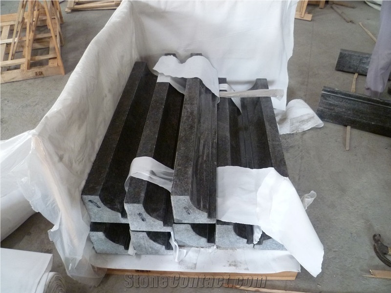 Tan Brown Granite Border Decoration