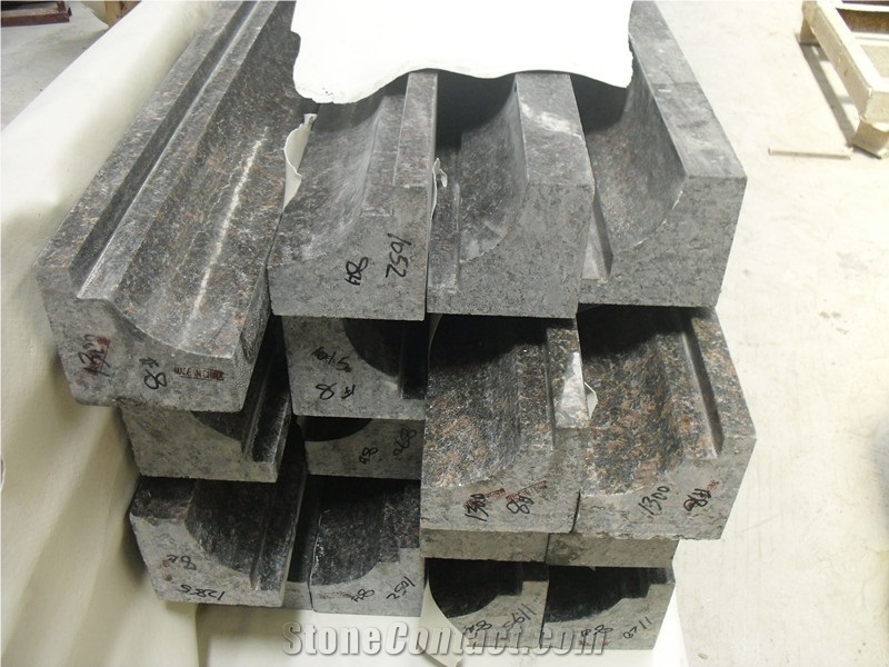 Tan Brown Granite Border Decos,Bullnose Border Line Moldings