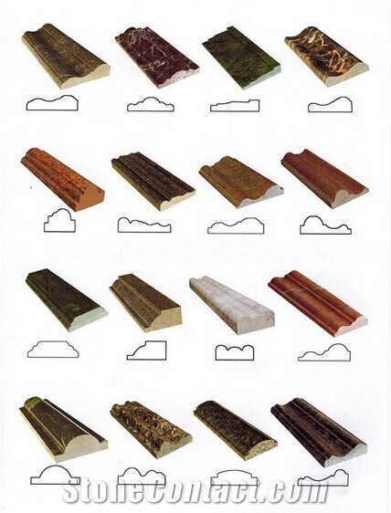 Tan Brown Granite Border Design Border Decoration Border Line Molding