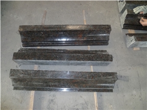 Tan Brown Granite Border Edge Line Decoration