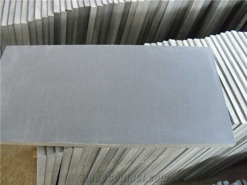 Zhangpu Basalt Stone Paving Slabs & Tiles, China Grey Basalt Tiles