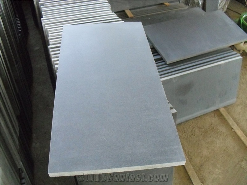 Zhangpu Basalt Stone Paving Slabs & Tiles, China Grey Basalt Tiles
