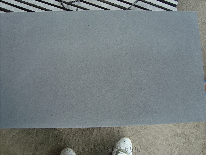 Zhangpu Basalt Stone Paving Slabs & Tiles, China Grey Basalt Tiles