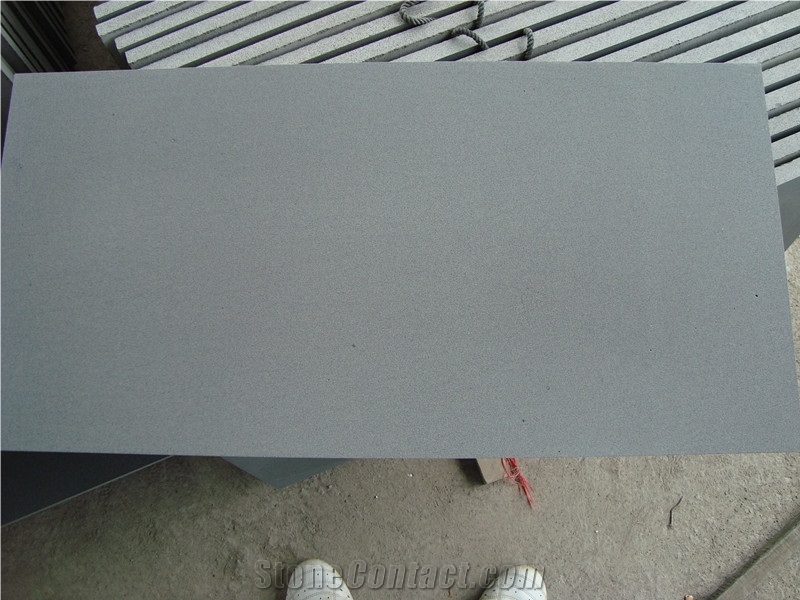 Zhangpu Basalt Stone Paving Slabs & Tiles, China Grey Basalt Tiles