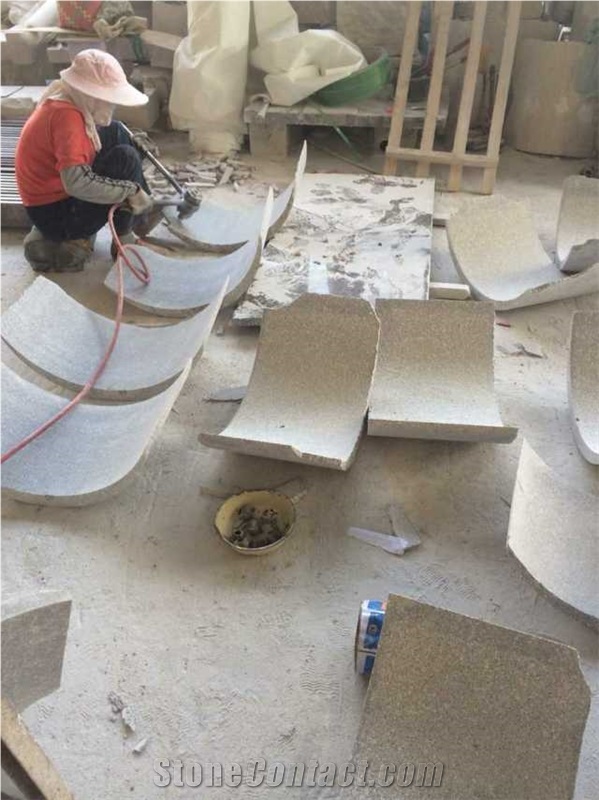G617 Chinese Granite Arc Panel,Curved Plate,G617 Granite Column