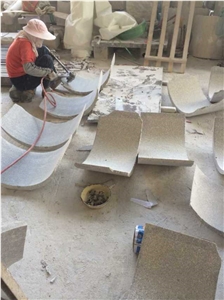 G617 Chinese Granite Arc Panel,Curved Plate,G617 Granite Column