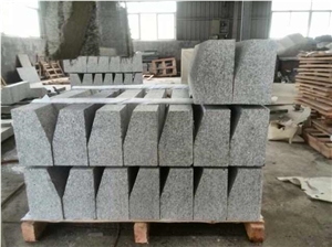 G623 Granite Paving Stone, China White Granite Kerbstone, Flamed/Sandblast/Natural Surface