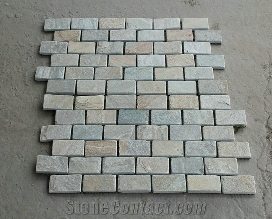 Natural Slate Mosaic Pattern