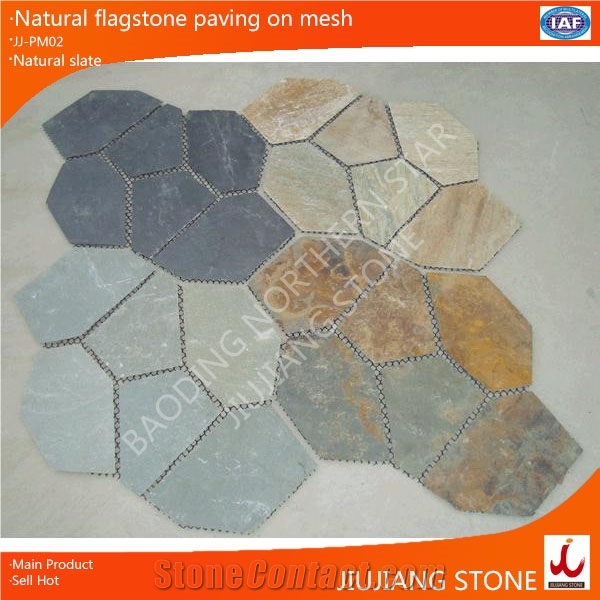 Paving Flooring Flagstone Courtyard,Flagstone Paving Patios