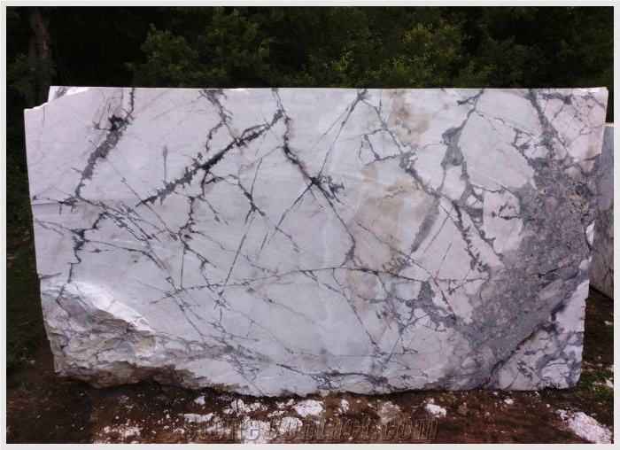Blizzard Marble Slabs & Tiles, Turkey Blue Marble