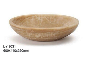 Bermarti Wooden Yellow Cheap Onyx Bowls, Wholesale Stone Vessel Sinks, Distributed Farm Basins, Factory Nature Stone Sinks, Manufactured Cheap Square Wash Basins