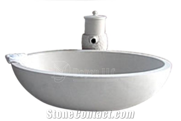 Dydy-29000 Thassos White,Vietnam Crystal White Marble Bathtubs