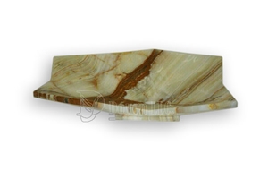 Light Green Onyx Cheap Bowls, Wholesale Stone Vessel Sinks, Distributed Farm Basins, Factory Nature Stone Sinks, Manufactured Cheap Square Wash Basins