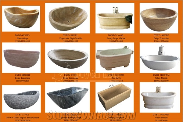 Monte Red Granite Bath Tubs 1900x1100x600