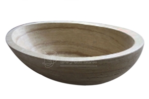 Travertino Classico Polished Bath Tubs 2000x1000x500