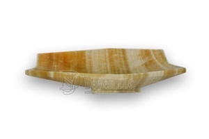 Wooden Gain Onyx Cheap Bowls, Wholesale Stone Vessel Sinks, Distributed Farm Basins, Factory Nature Stone Sinks, Manufactured Cheap Square Wash Basins