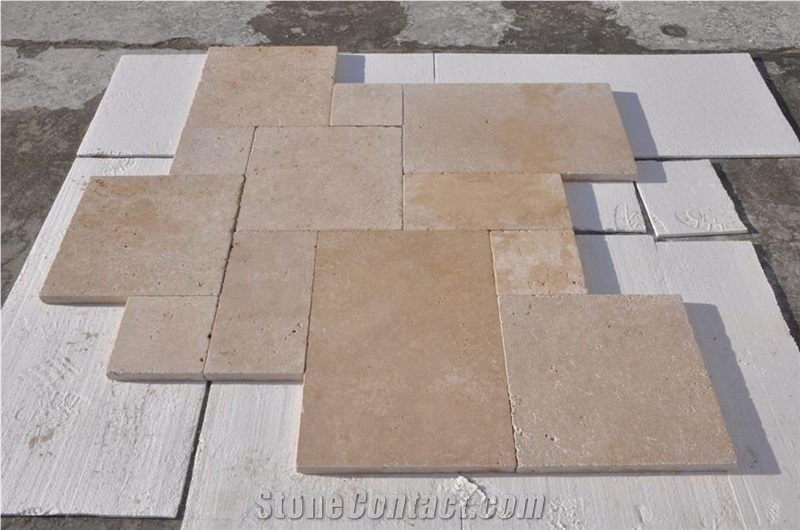 Denizli Travertine Pattern(All the Selections) Slabs & Tiles, Turkey Beige Travertine