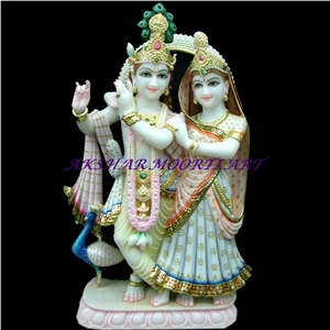 Makrana Albeta Marble Radha Krishna Statue Makrana Albeta Marble Radha Krishna Statue