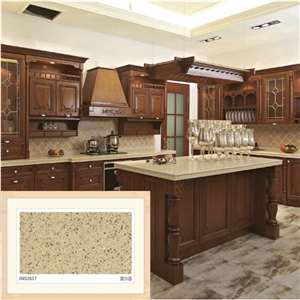 Glorious Man Made Quartz Stone Kitchen Countertop