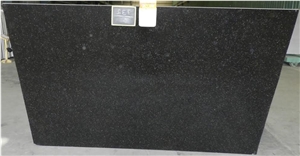 Black Galaxy Granite Slabs, India Black Granite