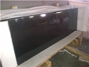 Premium Black Granite Slabs, India Black Granite