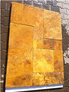 Travertine Tumbled ,Travertine French Pattern Slabs & Tiles