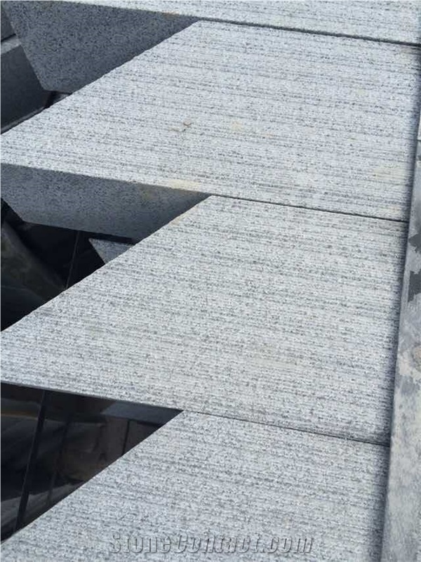 G654 Grey Granite Kerb Stone, Sesame Black Granite Kerb Stone
